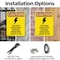 Signmission Radiation & Laser Sign, 18 in H x 12 in W, Plastic, Rectangle OS-2PACK-CR-P-1218-V-10262 - alternate 8